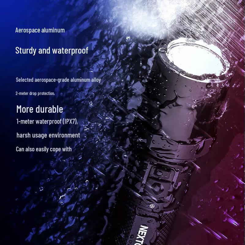 NEXTORCH P81 High-Lumen Rechargeable Tactical Flashlight