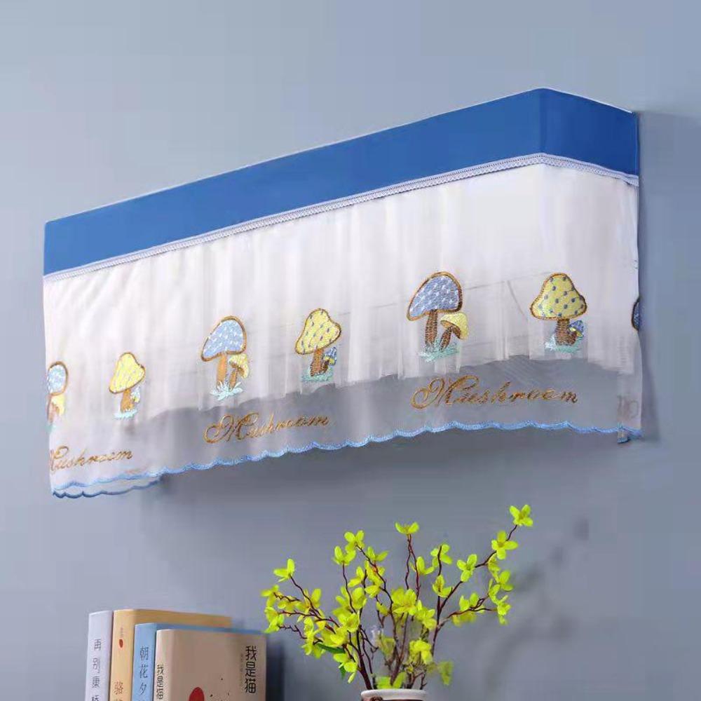 Wall Mounted Air Conditioner Dust Cover Anti-dust Portable Protective Cover Washable Cartoon Bear Print AC Covers Household