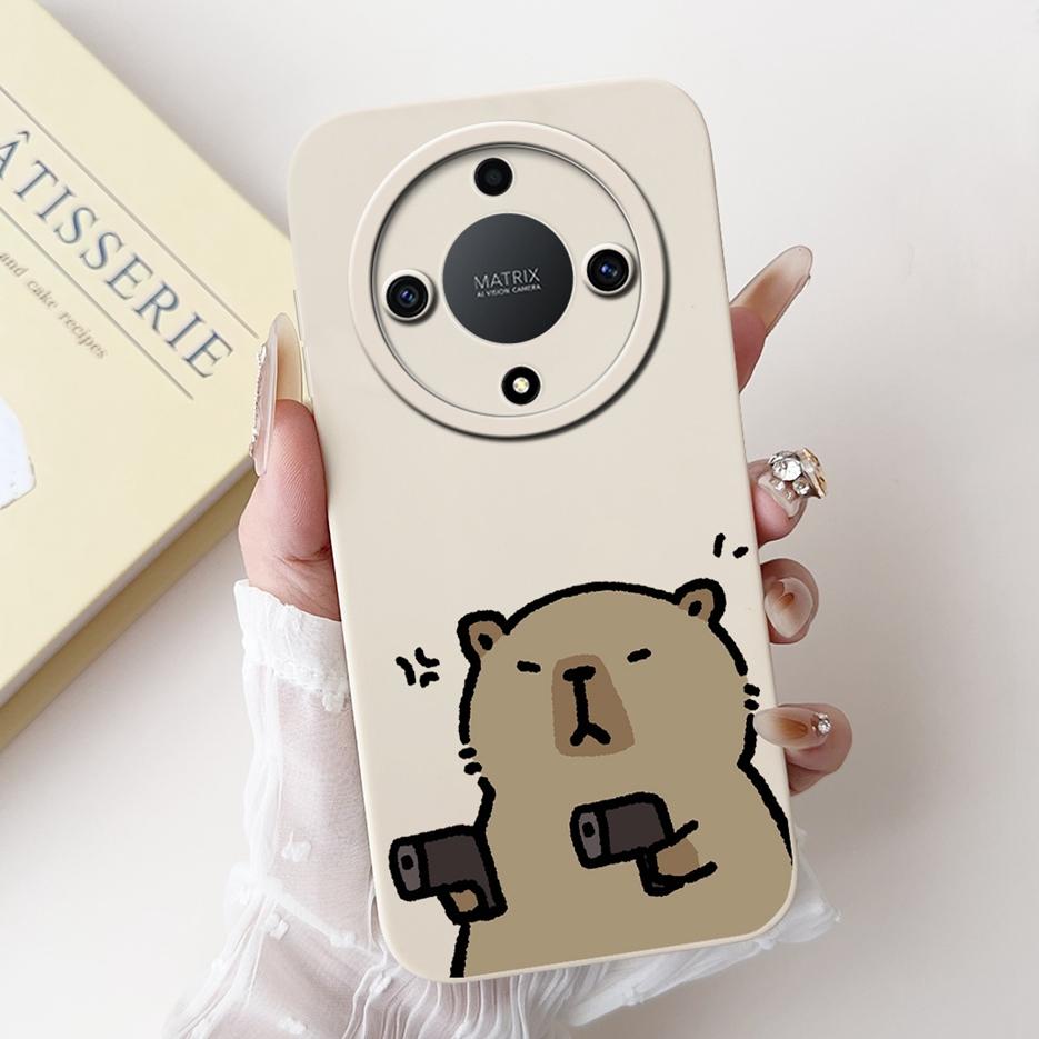 For Honor X9b Case Magic6 Lite ALI-NX3 Cute Panda Cartoon Cover Shockproof Phone Case For Honor Magic 6 Lite HonorX9b Soft Shell
