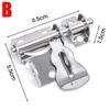 10/1pc Small Stainless Steel Sliding Lock Security Door Bolt Home Hardware Gate Latches Bedroom Bathroom Toilet Door Bolt Locks