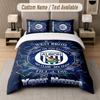 Custom Bedding Set West Bromwich Albion FC Pattern, Print Name Text 1 Duvet Cover Plus 2 Pillowcases Home Textile