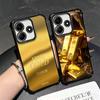 Fine Gold Pattern Printing Plating Phone Case For Xiaomi Redmi Note 14 15 Pro Plus 13 12 11 11S 11T 10 9S 9 5G Anti-Fall Airabag