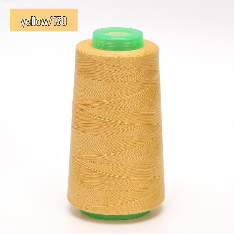 Household Sewing Thread - Large Spool, 202 Colors, Medium Thick Polyester for Sewing Machines, Black & White