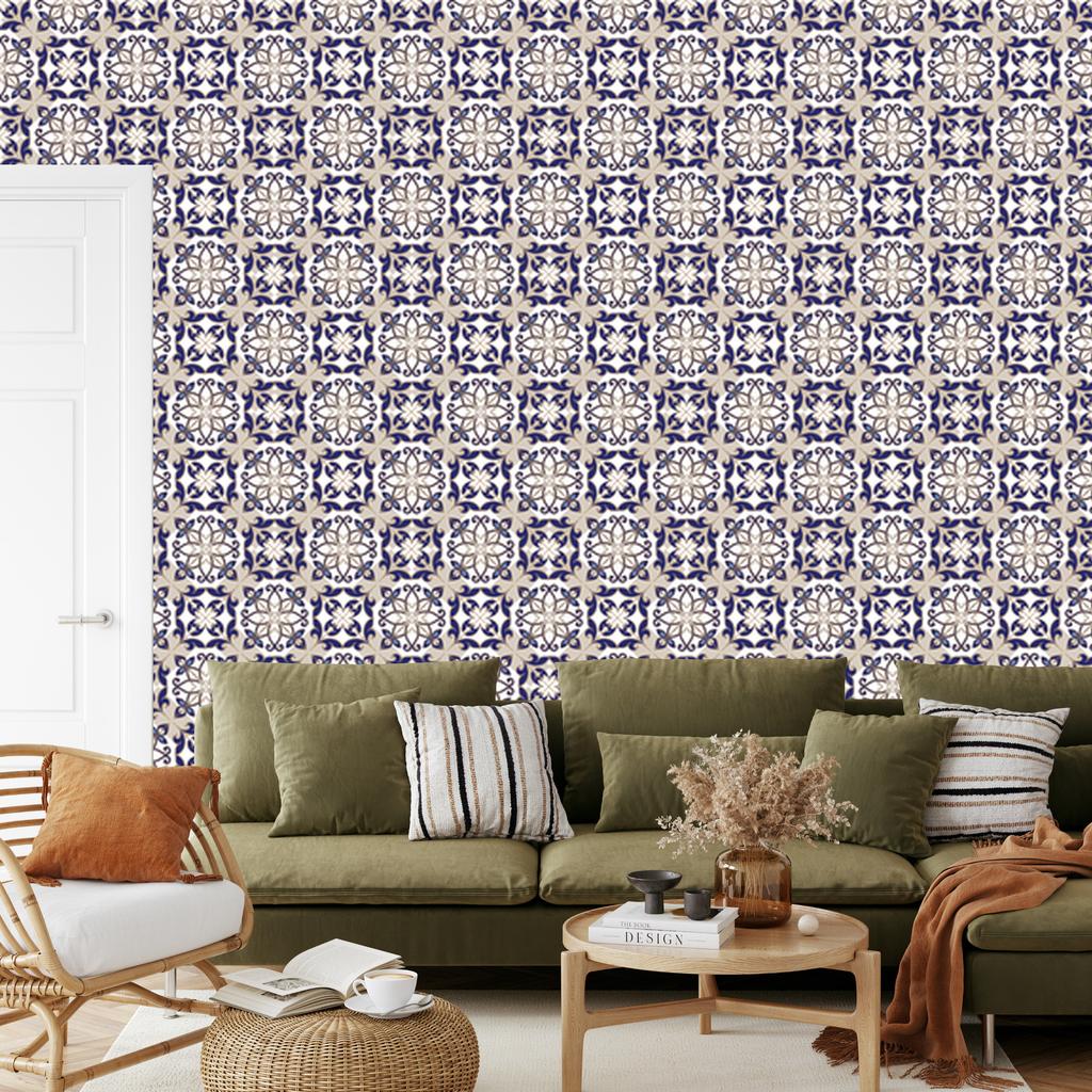 Wallpaper Beautiful stylish Moroccan mosaic for living room and bedroom 50x1000