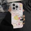 Kirby Star Card Holder Case for iPhone 17/16 Pro Max/15 Pro/14/13/12