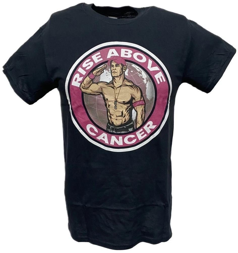 John Cena Rise Above Cancer Kids Black Tshirt L