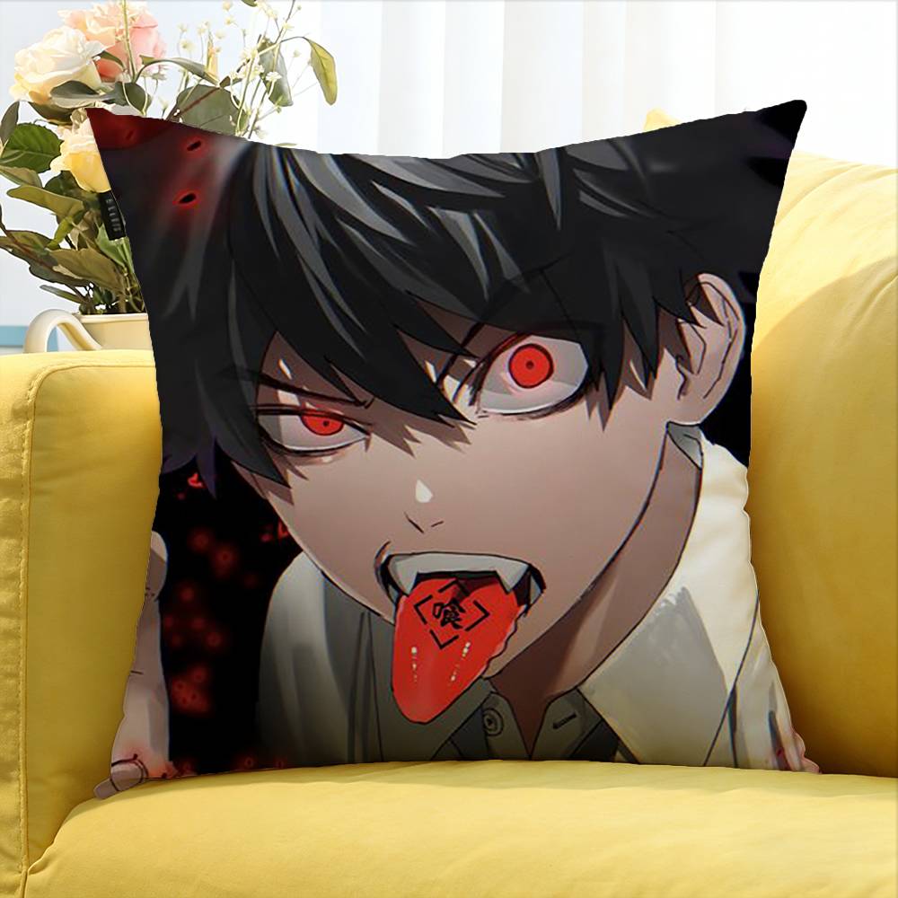 P-Phantom Mogari B-Busters Various Sizes Square Pillow Case For Car Home Bedchamber Decor
