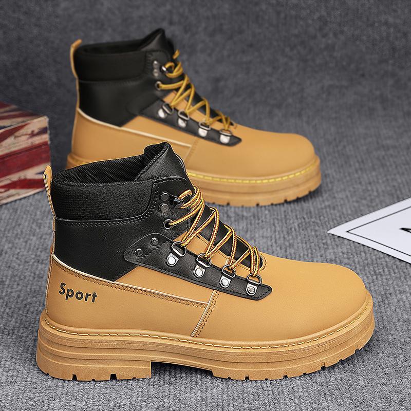 

Лоферы Высокие ботинки Платформа Спортивная обувь Повседневные кроссовки Повседневная кожа Спортивный и досуг Нескользящая Повседневная обувь Высокие ботинки Новые 43 жёлтый