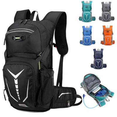 Sommer Neue Outdoor-Multifunktions-Fahrrad-Rucksack Wasserdichte Nylon Reittasche Kann Wasserbeutel Tragbare Hochleistungs-Sporttasche Wanderrucksäcke Unterbringen
