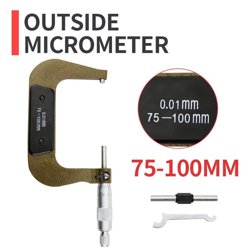 External Micrometer Set Outside Micrometer Micro Meter Mechanical Micrometers Measuring Tools Micrometric Gauges For Measurement