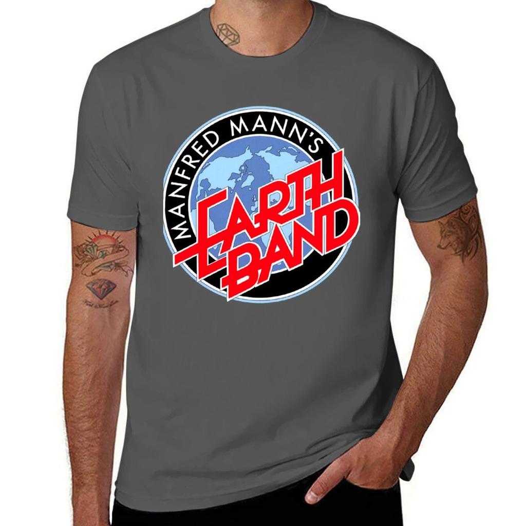 Manfred Manns Earth Band For Men For Women Classic Retro Active Tshirt Plus Size Quick Dry Sports Tee Tshirt