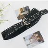 Gothic Rivet Waist Belt Punk Style Dress Jeans Belt Heavy-Duty Wide Women's Belt  Spicy Girls