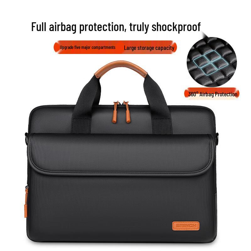 Unisex Business Commute Laptop Handbag 15.6-16 inch