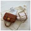 Ielgy Korean Version Chain Black Female Bag Fashionable All-Match Commuter Shoulder Messenger Bag