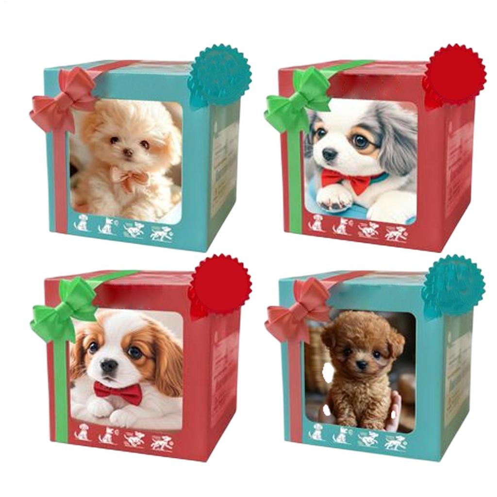 Creative realistic Puppy Robot Cute Comfortable Touch Animal Plush Toys Short Plush Doll Educational Toy Birthday Gifts For Kids