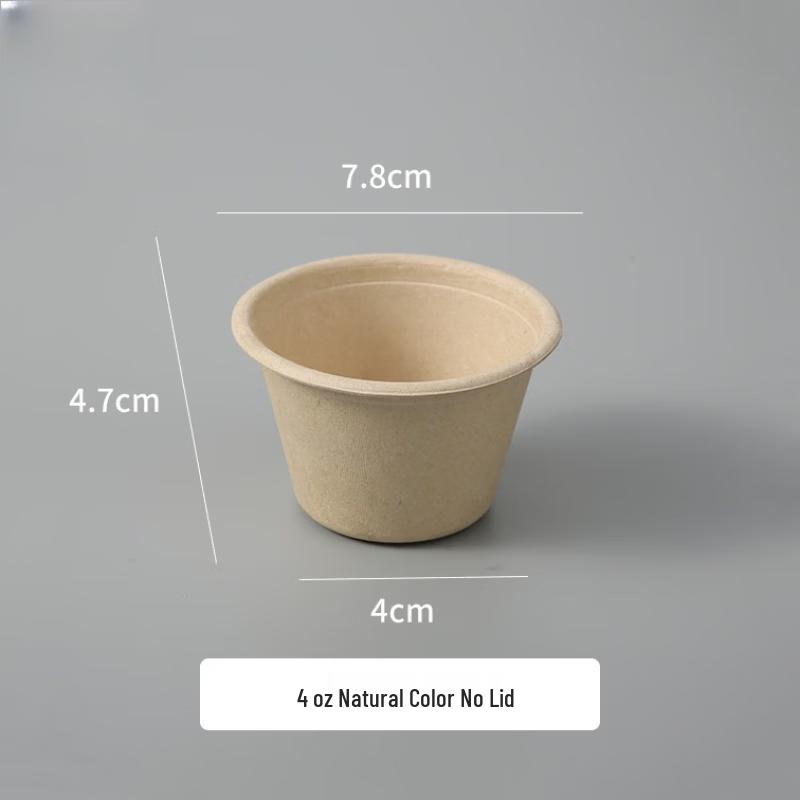 

Yuzhuxun 4oz Disposable Pulp Sauce Cups