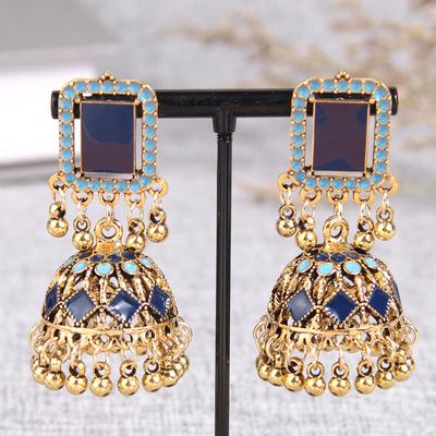 Retro, Earrings Fashion Retro Simple Ball Bead Temperament Earrings Earrings Exaggerated Metal Earrings Accessories