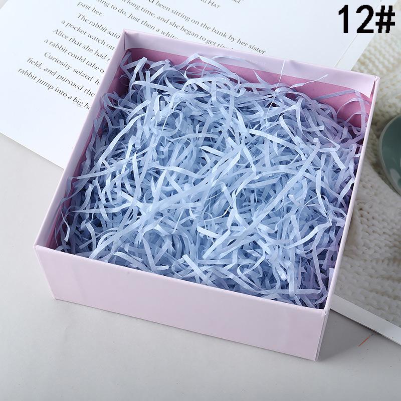 Crinkled Shredded Straw Paper Filler for Gift Box Packaging