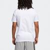 adidas T Shirts Men's White Crew Neck Moderate Straight Fit GL4424