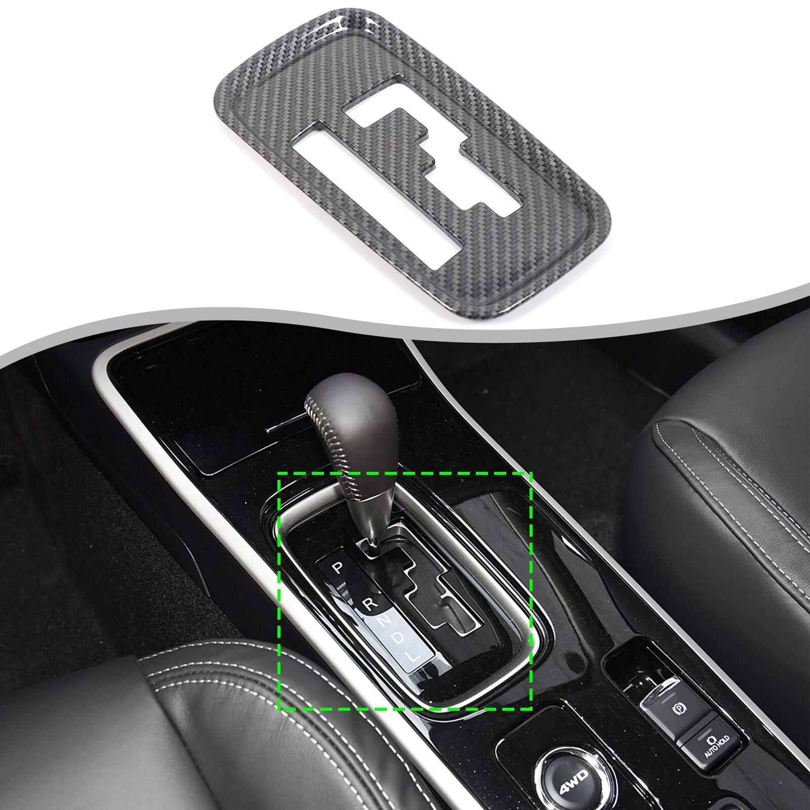 ABS Carbon Fiber Gear Shift Panel Cover Trim For Mitsubishi Outlander AT 2013-21