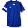 New Balance Men's Short Sleeve Dry T-Shirt Soccer Sports Game Shirt Royal Blue/White L