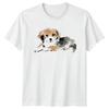 Watercolor Doodle Dog Art Puppy TShirt Dog Illustration Dog Birthday