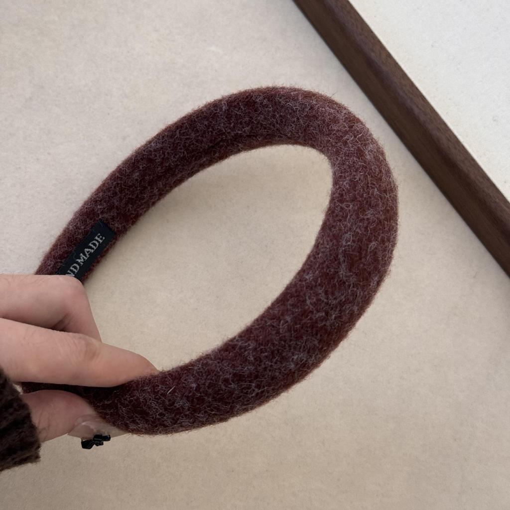 Korejská plyšová čelenka 2024: Podzimní/Zimní edice pro dívky