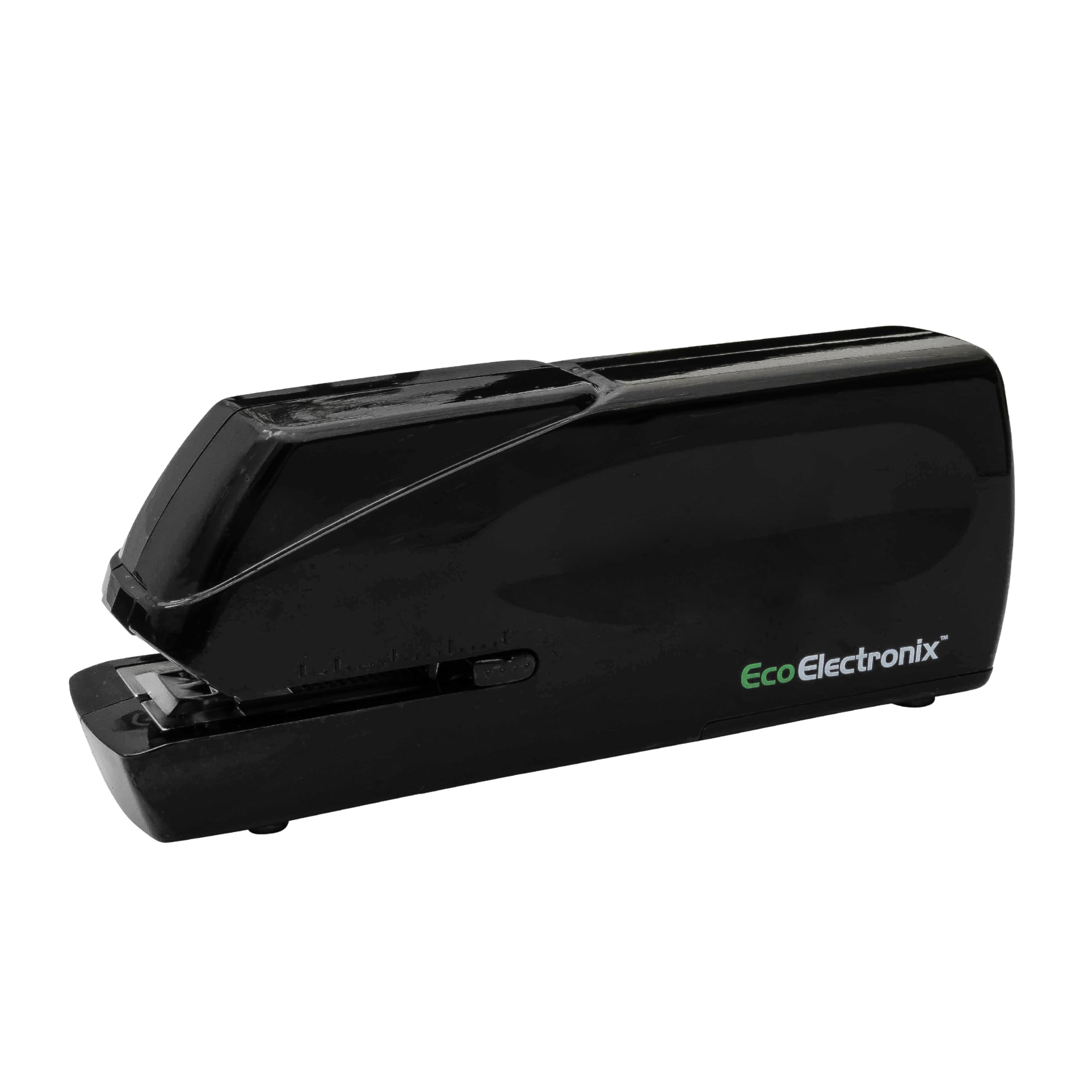Ecoelectronix Portable Battery-Powered Electric Stapler - Quiet Automatic Stapler, 30-Sheet Capacity, Easy Refilling, Desktop Electric Stapler, AC Pow