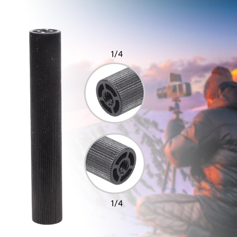 Aluminum 1/4" Female To Female Screw Adapter 60mm Length For Photography Equipment Accessories