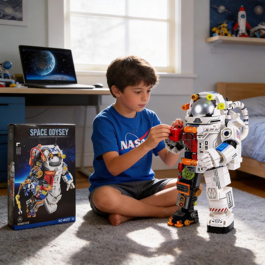 Space Astronaut Building Blocks Set For Kids Creativity And Education