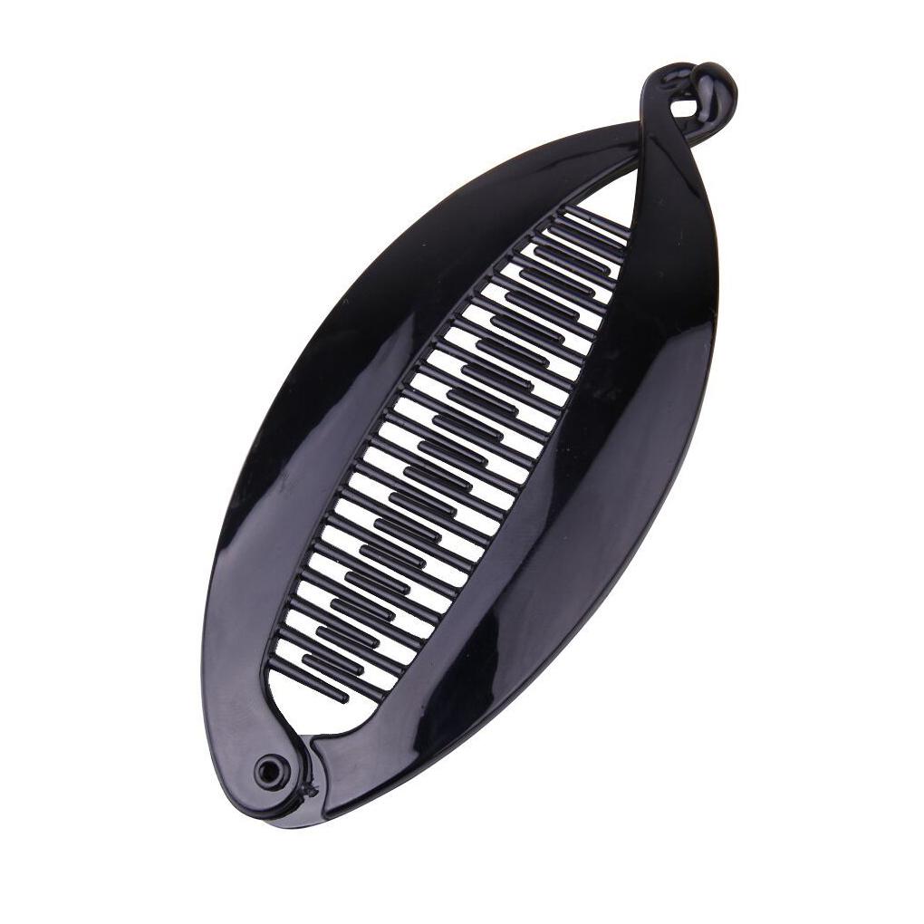 yuwqqoajv Ponytail Clip - Stylish And Versatile Hair Accessory With Wide Range Of Specifications Making Multifunctional, Bright black, medium