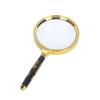 Portable 10x High-Definition Handheld Magnifier with Dragon Pattern Handle - Perfect for Elderly Retro Reading