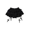 Spicy Punk Goth Puffy Ballet Skirt Shorts