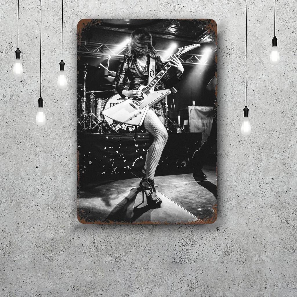 Halestorm Classic Poster Rusty Metal Plaque Retro Decorative Plate Bar Man Cave Garage Club Metal Sign Wall Decoration