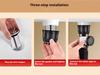 Complete set of anti-odor sealed drain pipe fittings for washbasins bathroom sink pop-up drain pipes, and basin drainers