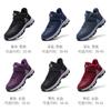 Lijian autumn and winter elderly people velvet warm middle-aged and elderly cotton shoes women's casual shoes men's leather waterproof women's boots d