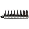 SK11 (SK11) 25mm Perforated Hex Lobe Bit Set 8Pcs T8~T40 SBT2508T
