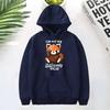 (Premium Hoodies)Panda I'M Not Shy I'M Just Selectively Social Printed Hoodies Women Fleece Long Sleeves Funny Pullover