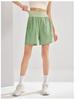 Women's Plus Size Quick Dry High Waist Sports Shorts - Summer Outerwear, Loose Fit, Running Capris.