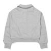 Bbc Earth Women S Half Zip SweatShirt  Gray  23fw