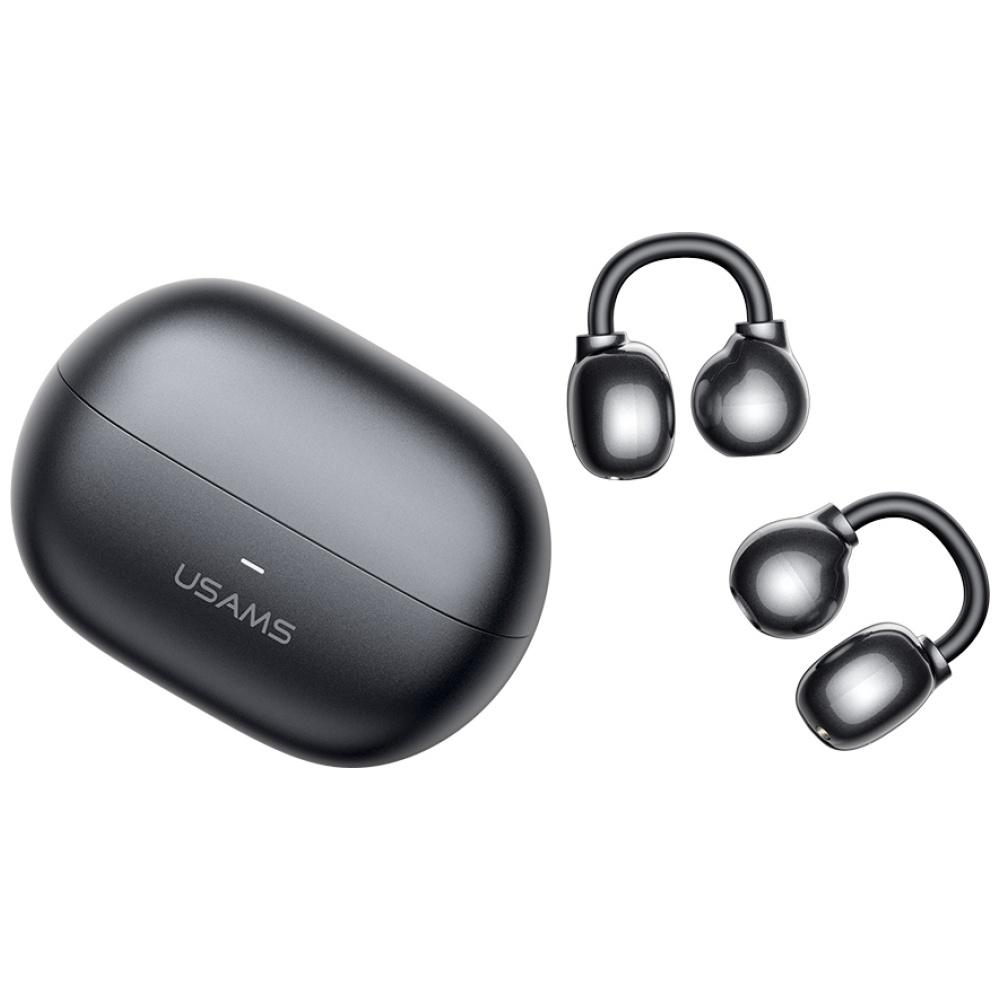 USAMS Echo R02 Clip-on Wireless Bluetooth Headphones Gray