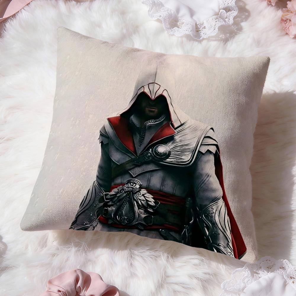Game A-Assassins CreedS Cushion Cover Premium Comfort Reversible Pillow Cove -Two In One Design for Any Room & Car Interior