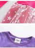 Kuromi Princess Dress: Girls' Long Sleeve Autumn/Spring Stylish Skirt Outfit