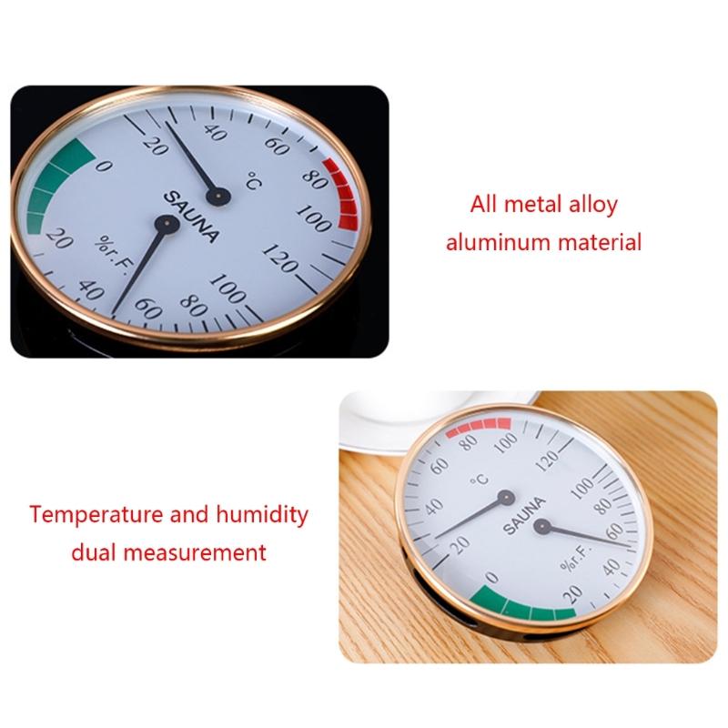 Home Thermometer Sauna Room Hygrometer Measure Tool Digital Temperature Humidity Meter Used In Bathroom Sweat Streamroom M4YD