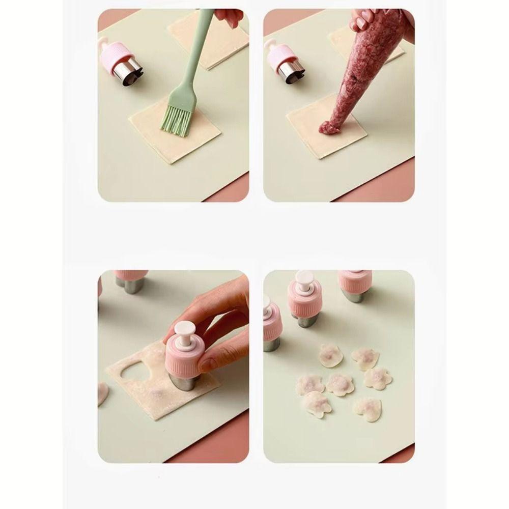 5Pcs/set Cartoon Vegetable Fruit Cutter Animal Shape Cut Mold Embossed Mold  Home Essentials