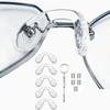 5/8Pcs U Shape Silicone Eyeglass Nose Pads Anti Slip Soft Comfortable Glasses Accessories For Sports Daily Use