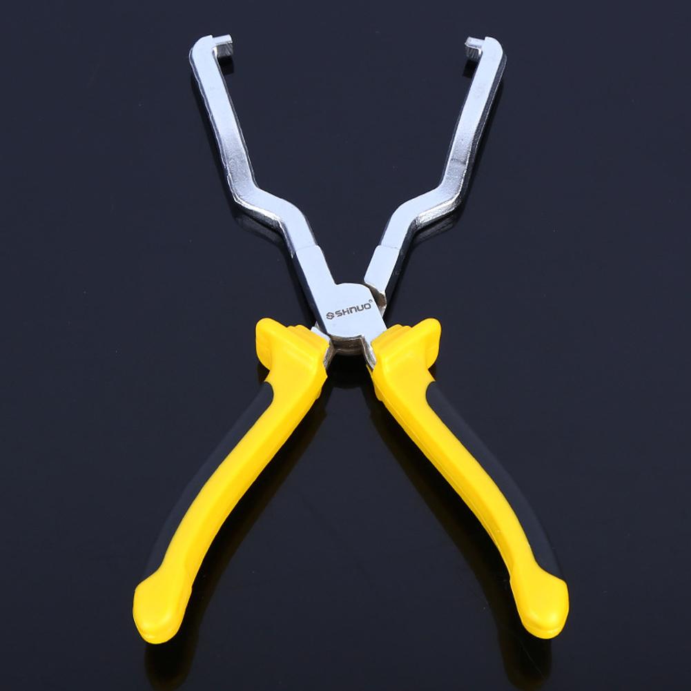 Multifunction Fuel Line Car Water Pipe Hose Removal Tool Flat Band Type Hose Clamp Pliers Car Accessories