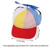 Colorful Pet Propeller Hat With Ear Holes Sunproof Dogs Cats Rainbow Helicopter Top Hat For Poodle Puppy Dachshund