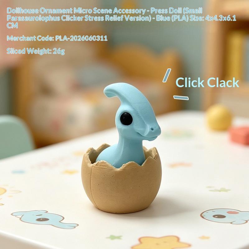 3D Printed Cactus Clicker Keychain Mini Fidget Clicker Toy Portable Push Button Stress Relief Keyring Gift For Kids Adults