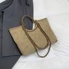 Tote Bag, Laid-back Style, Large-capacity Hand-held Women's Bag, Fashionable Chain Single-shoulder Bag